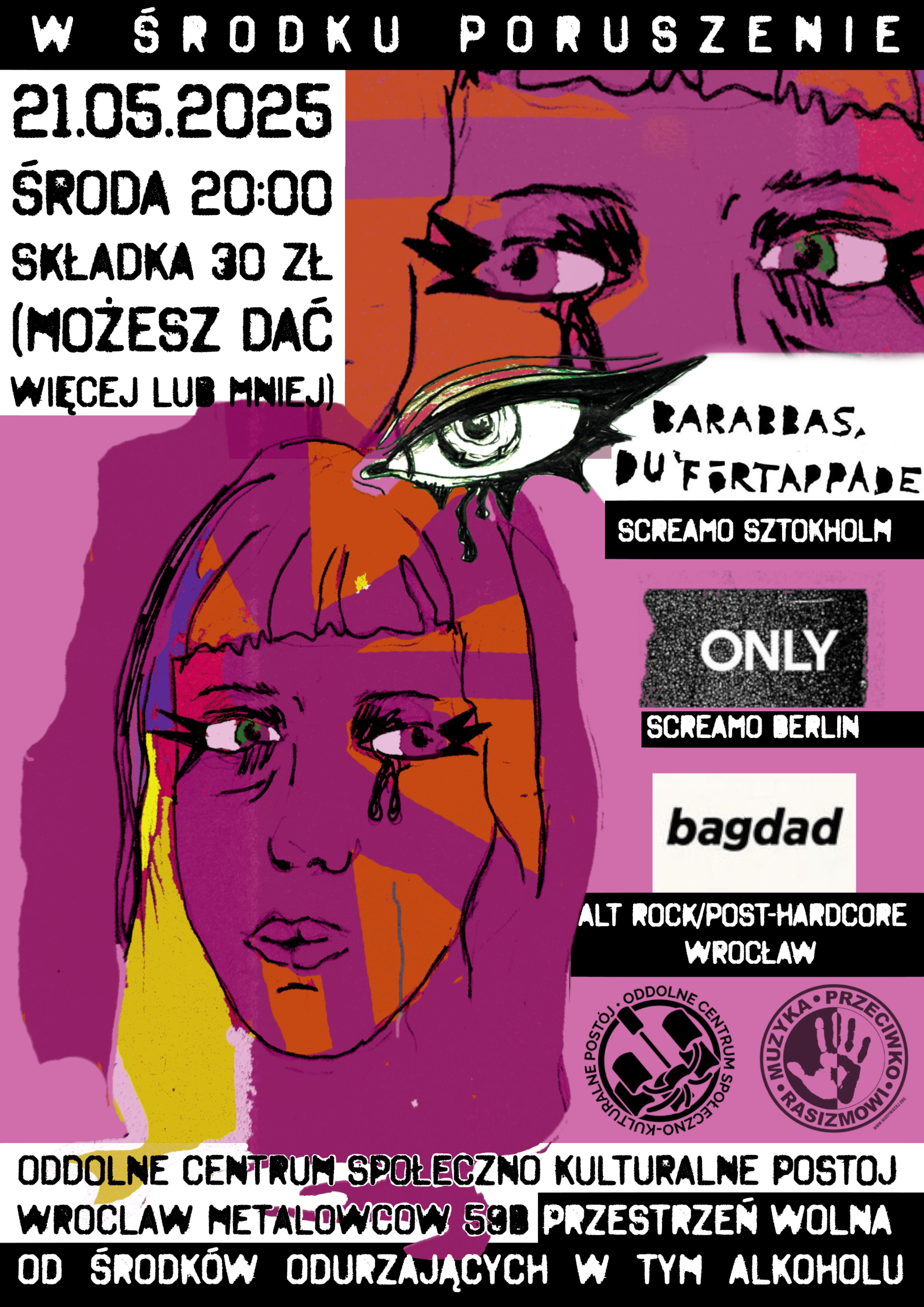 (ODWOŁANE) Koncert Barabbas du förtappade, Only, Bagdad